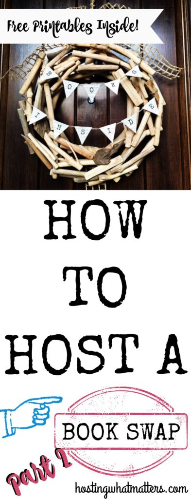 How to Host a Book Swap Part 2 Pin