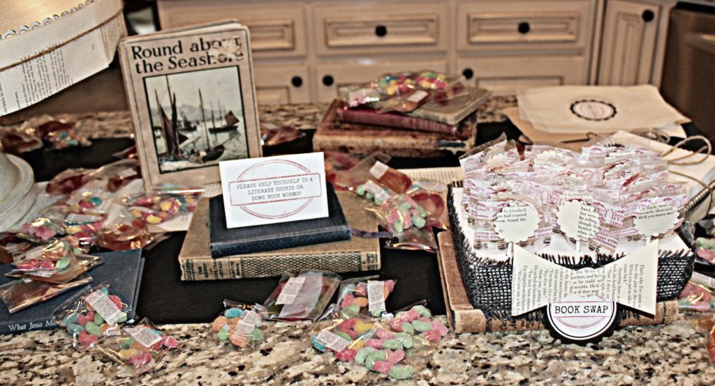 Book Swap Snack Spread