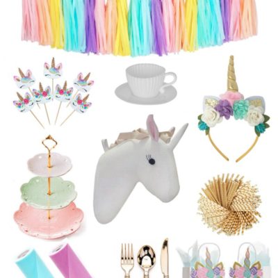 Unicorn Tea Party Design Board