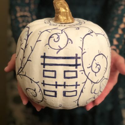 Chinoiserie Pumpkin Tutorial