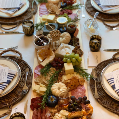 DIY Table Length Charcuterie Board